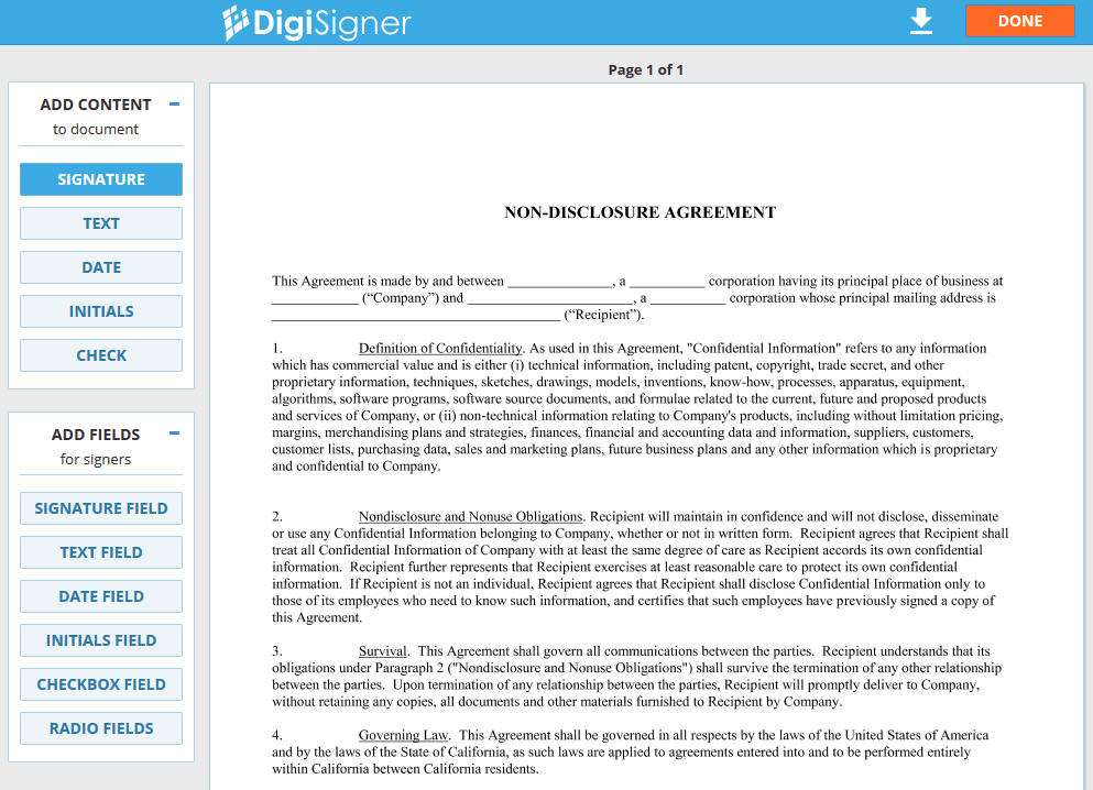 free digital signature software for pdf