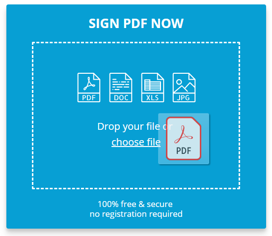 sign a pdf document for free online