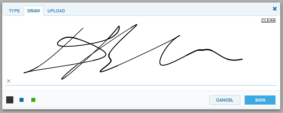 create a digital signature file